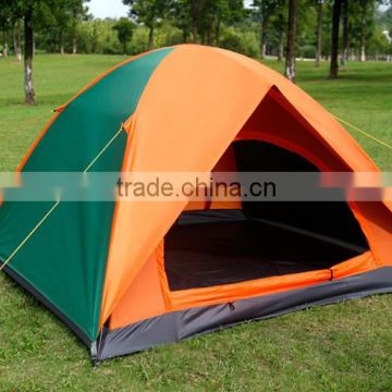 Large rainfly dou-color double layer 3 person outdoor camping family tent                        
                                                Quality Choice