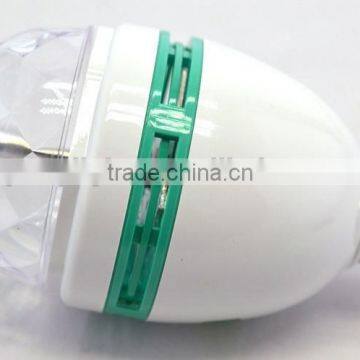 3W E27 RGB Color Changing Rotating LED Crystal Magic Ball Light photo-5