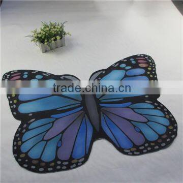 PVC flooring mat/3D PVC flooring colored butterfly shape floor mat