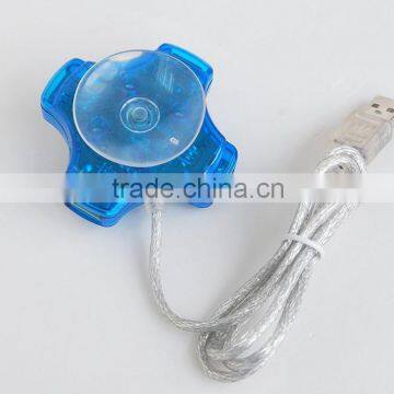 Mini USB Hub 4- Port Usb 2.0 Hub With Sucker photo-3