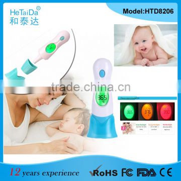 Ear Forehead Fever Measurement Thermometer Dual Mode,Precise IR Thermometers Ear,Contactless Household Thermometers Infrared