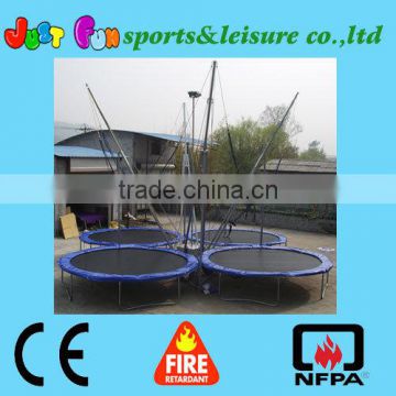 9mx9mx6m adults mobile bungee trampoline for sale