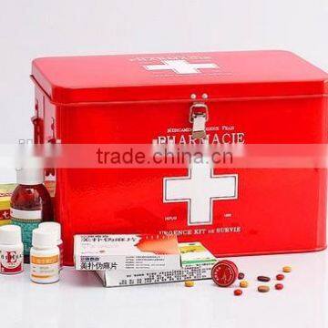 Manufacture metal medicine box alibaba china tin supplier