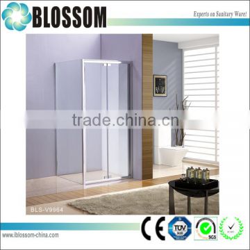 Supplier Hangzhou popular European glass folding bifold shower door,hinge shower door