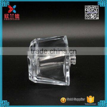 Hot Selling 3 oz Clear Glass Perfume Bottle With Pump Sprayer