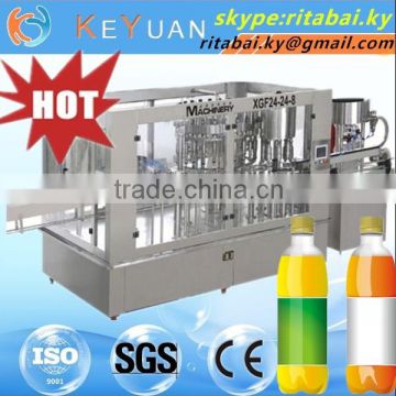 Pure water filling machine/bag juice filling machine/beer filling machine,monoblock machine,bottling machine