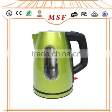 metallic colorful coating mini electric travel kettle