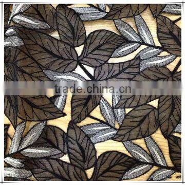 2014 Newest design Organza and Mesh bottom Water soluble embroidery