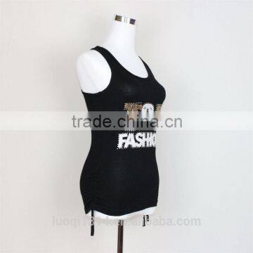 Wholesale Custom Cotton Tank Tops for Women OEM Service photo-4