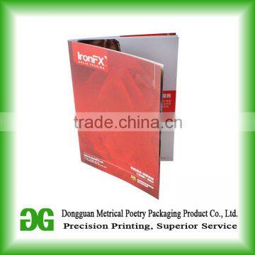 Display Colorful A5 Catalog High Quality Menu Booklet Printing