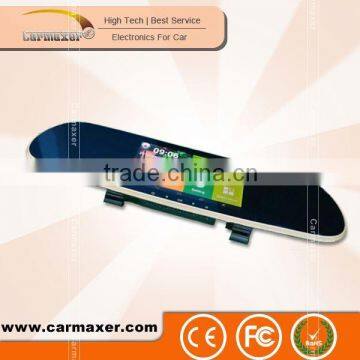 Android Navigation Dual Camera Car DVR Tractor Rear View Mirror