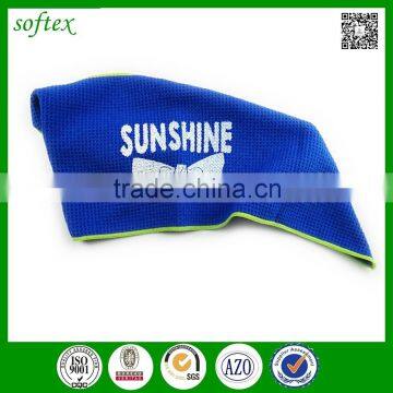 Wholesale Custom Printed Microfiber Golf Towel Waffle photo-5