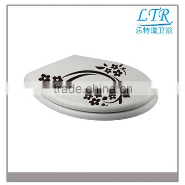 U009-MP008 colorful round shape printed toilet seat cover in PP/UF material with good quality