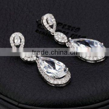 AAA Cubic Zircon Water Drop Earrings for Wedding Party Women's Fashion Jewelry Earrings photo-2