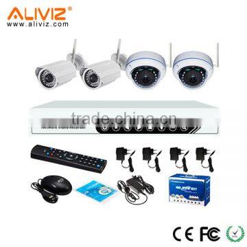 Onvif 4CH 720P dome and bullet kit security camera wireless                        
                                                Quality Choice