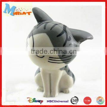 Small promotional plastic cat animal toys