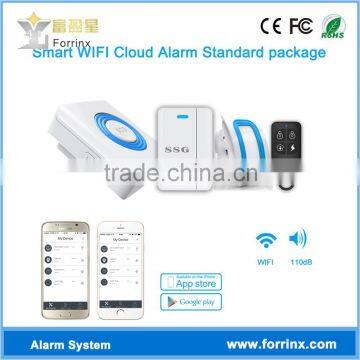 Popular SSG-T0 Wifi Home Security Alarm Monitoring System with Strobe Siren