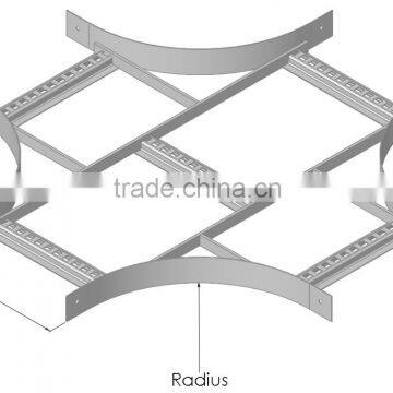 Power coated cross type cable ladder accessories