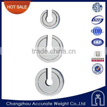 OIML accurate slotted calibration weight, F1 F2 M1 test weight 2kg, calibration standard block