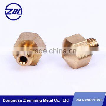 CNC precision cnc lathe machined brass part / CNC lathe parts