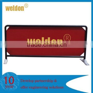 Steel black round frame Attractive Outdoor cafe barrier restaurant barrier