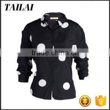wholesale  Latest design Soft Casual chiffon evening blouses