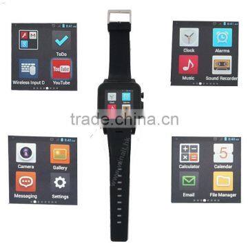 Dual core 1.54 touch screen android mobile phone watch with GPS WT-51