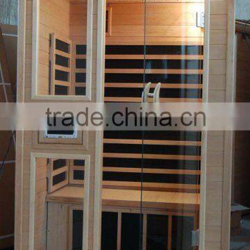 LCD TV Sauna Canadian Hemlock Far Infrared Sauna New Style