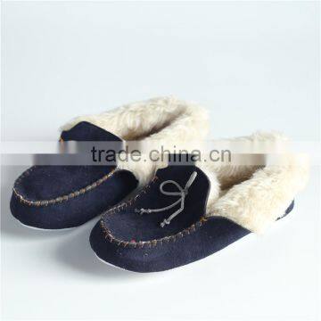 Woman mocasion warm indoor slipper