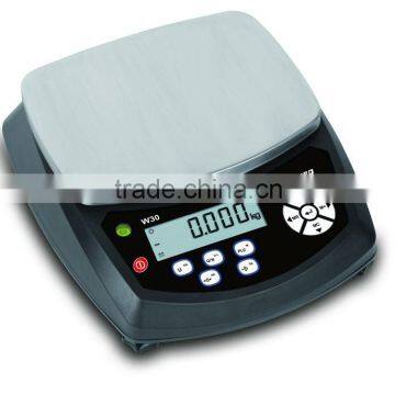 weighing scale W30, IP67 certificate, RS 232C interface, with printer, high precision