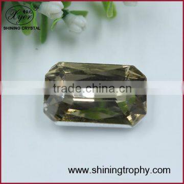 Light Colorado Topaz Octagon Crystal Rhinestone Stone for Jewelry