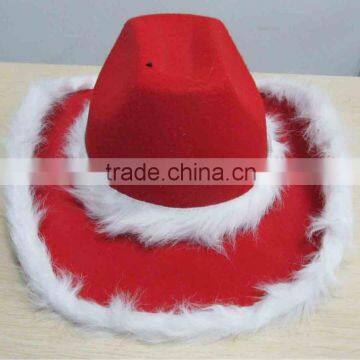 christmas cowboy hat with optical