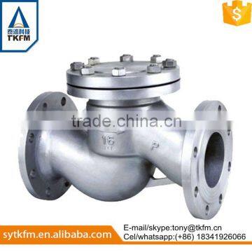 2015 TKFM Hot Sale City Water Supply Pipeline Use Flanged Stainless Steel Ball Check Valve 3pc photo-2