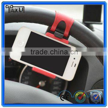 Universal Anti-slip ABS Car Steering Wheel mobile Phone Holder for iPhone/Samsung