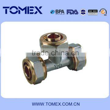 Flexible Tee Pex al Pex Pipe and Fittings Brass Connector photo-5