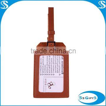 Promotion custom leather luggage tags wedding favor                        
                                                Quality Choice