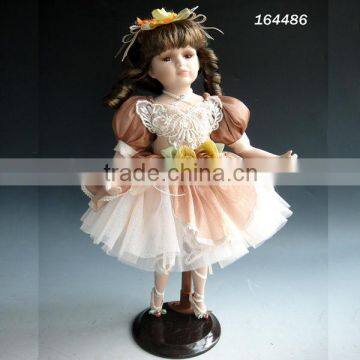 16 inch The newest customized cheap porcelain doll