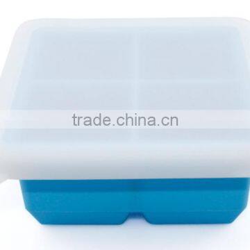 BPA Free Blocks Silicone Baby Food Tray and Breast Milk Storage Container