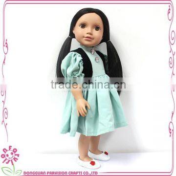 long hair doll for sale 18" Farvision girl doll for wholesale