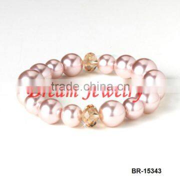 popular pink pearl bracelet