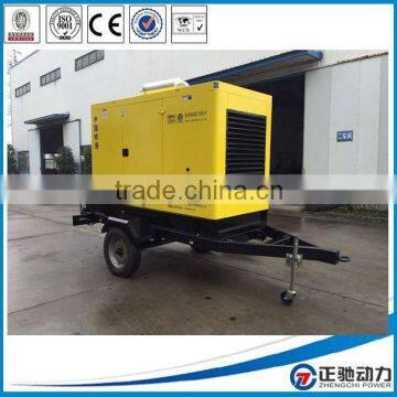 China export famous brand portable 100kva diesel generator with Cummins engine