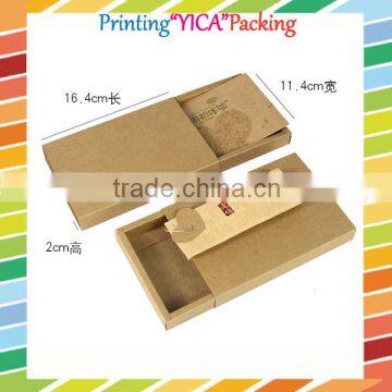 brown kraft paper tube drawer tea box