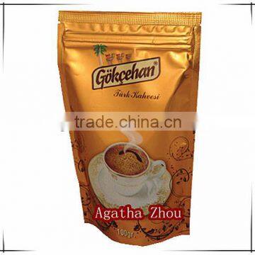high quality bottom gusset bag for coffee