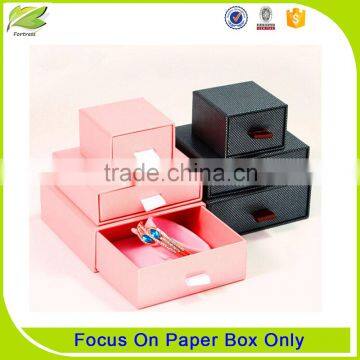 Jewelry paper drawer box packaging