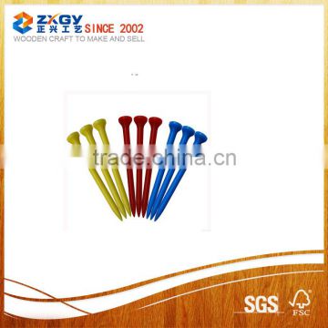 Colorful Wooden Golf tee