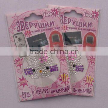 Iphone Crystal Sticker for Kids DIY/interesting 3D Phone Sticker Eco-friendly Non-toxic photo-3