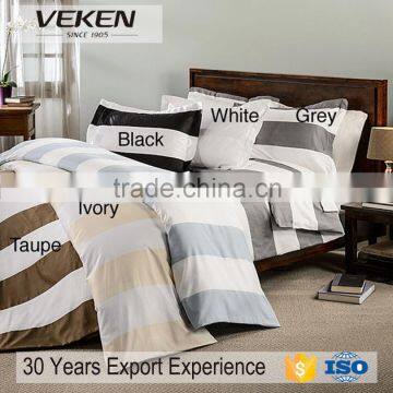 veken products 400tc 60sx60s 100% cotton stripe bedroom collections