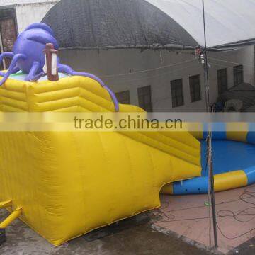 2016 Summer Hot Sale Inflatable Octopus Water Slide With Pool Quality Choice photo-2