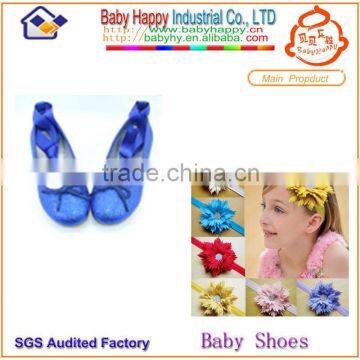 navy blue glitter wholesale baby crib shoes