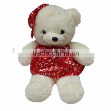 red dressed stufffed plush bear 2011 hot